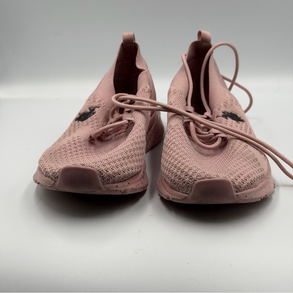 Polo by Ralph Lauren Blush Pink Knit Sneakers